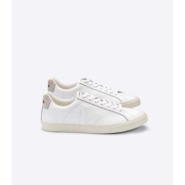 Zapatillas Veja ESPLAR LEATHER Mujer White/Beige | España 621HAP